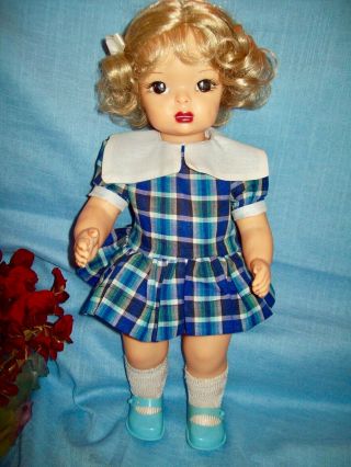 Pretty Vintage 16 Inch Terri Lee Doll Nicely Dressed