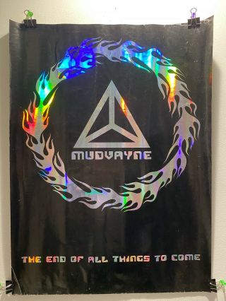 Mudvayne Promo Flat End Of All Things To Come Poster 12 " Double Sided 2002