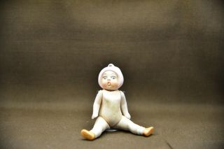 Antique German Porcelain Doll From Limbach With Funny Face