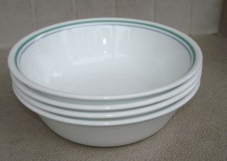 Set Of 4 Corelle Country Cottage Cereal / Soup Bowls 6 1/4 "