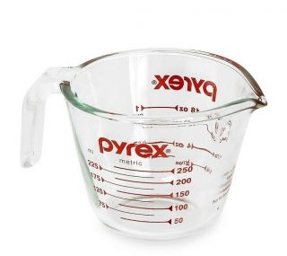 Pyrex 16 Oz.  Glass Measuring Cup - 1 Cup Size 250ml - -