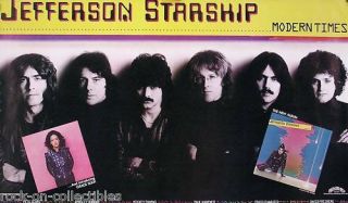 Jefferson Starship 1981 Modern Time Promo Poster