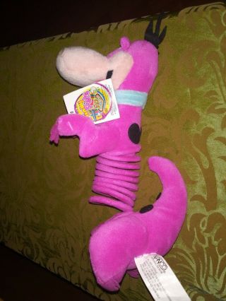 Dino Slinky Pets Stuffed Plush Animal 2000 Flintstones Viva Rock Vegas Nanco
