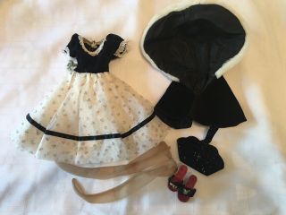 Vintage Fashion Doll Dress And Accessories,  18 - 20” Doll