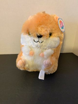 Nanco Hamster Plush 10” Extra Soft Stuffed Animal Beige Orange Toy Nwt