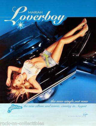 Mariah Carey 2001 Loverboy Hot Rod Promo Poster