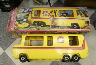 Vintage 1976 Barbie Star Traveler Motorhome Rv Camper Toy