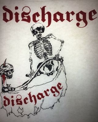 Discharge Punk Vintage Retro Tshirt Transfer Print,  Nos