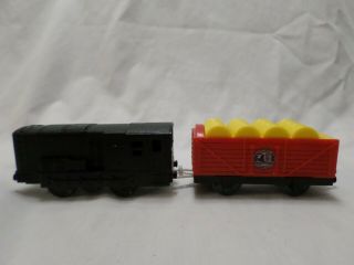 Thomas & Friends Trackmaster Motorized Train Engine Diesel & Barrel Car Mattel