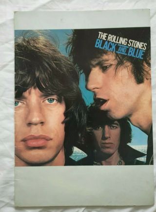 The Rolling Stones Black And Blue 1976 European Tour Concert Programme