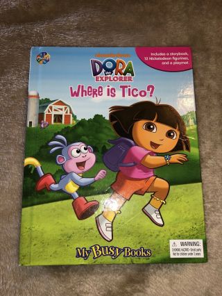 My Busy Books Dora The Explorer Where Is Tico Book Playmat Figurines