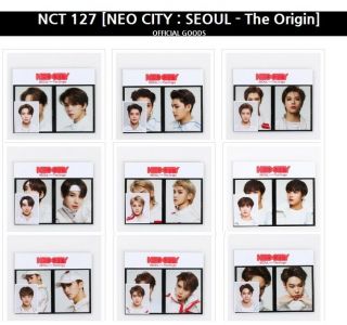 Nct 127 Neo City Seoul The Orig Film,  Id Photo Card Set Sm Town Official Goods