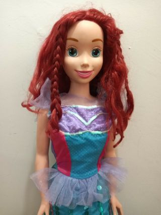 Disney Ariel My Size Doll 38 " 3 Ft Tall Life Size Huge