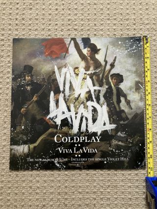 Coldplay Viva La Vida 2008 Album Release Poster Square Advert