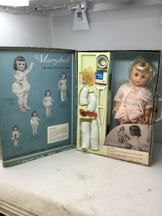 Vintage Alexander Marybel Doll That Gets Well (box,  Doll,  Clothes,  Accessories)