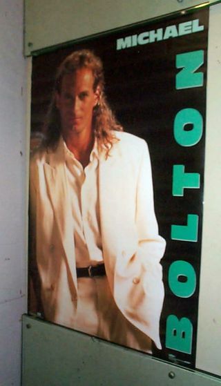 Michael Bolton Vintage 1990 Poster Last One