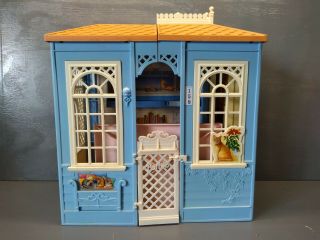 Vintage 1998 Mattel Barbie Cottage Dream House Carry And Fold Playset