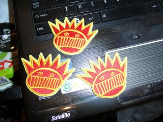 Ween Boognish Patches Set Of 3 Exclusive Red Gold Small