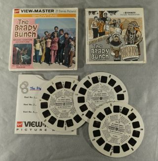 1971 The Brady Bunch Grand Canyon Adventure View - Master Reels In Pack