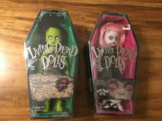 Living Dead Dolls: Dottie Rose,  Envy (7 Deadly Sins) Kitty,  Ldd