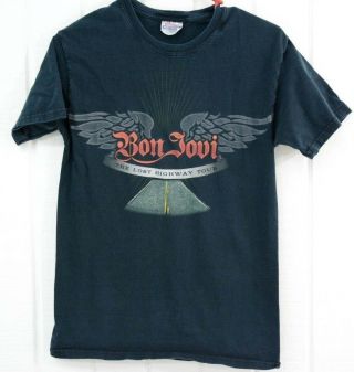 2008 Bon Jovi Lost Highway Concert Tour Shirt - Small - Rock N Roll Hipster