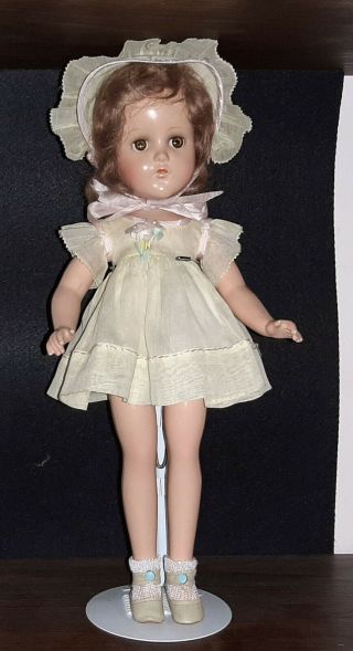 Vintage Composition Arranbee Doll 13in - Mohair Wig - Outfit
