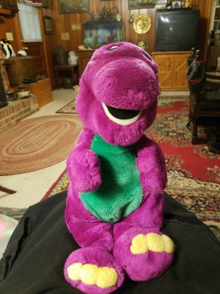 Vintage 14” Barney The Purple Dinosaur 1992 Plush Soft Stuffed Animal