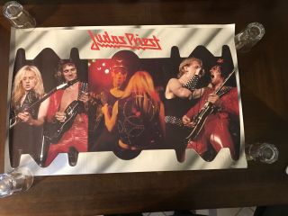 Judas Priest 1981 Poster Vintage 34x23
