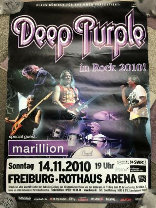 Marillion Tour Poster - Deep Purple In Rock 2010
