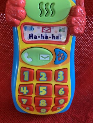 2006 Mattel K3045 Sesame Street Elmo Knows Your Name Interactive Cell Phone Toy 2