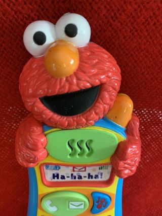 2006 Mattel K3045 Sesame Street Elmo Knows Your Name Interactive Cell Phone Toy 3