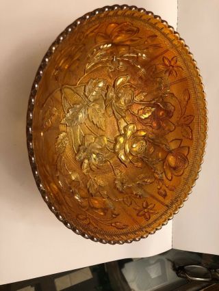 Imperial Glass - Marigold Bowl - Open Rose Pattern