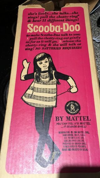 Mattel 1964 Scooba - Doo Doll Blonde Not Talking Vintage 3