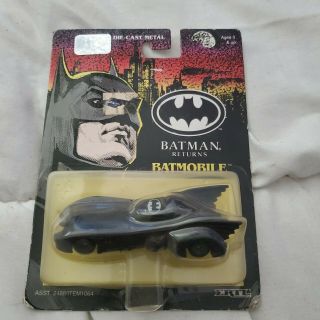 Batman Returns Batmobile 1992 By Ertl Card