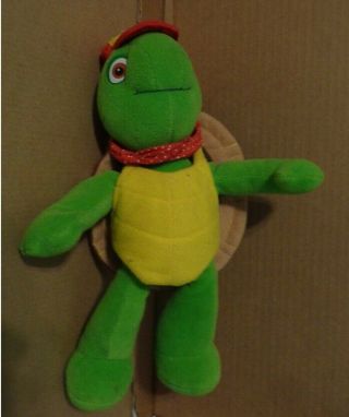 Vintage Franklin Turtle Plush 1990’s Nelvana Franklin Kidpower