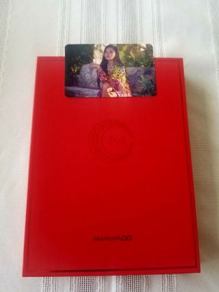 Mamamoo Red Moon 7th Mini Album W/ Hwasa Photocard
