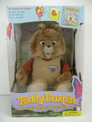 Vintage 2005 Teddy Ruxpin The Animated Storytelling Toy