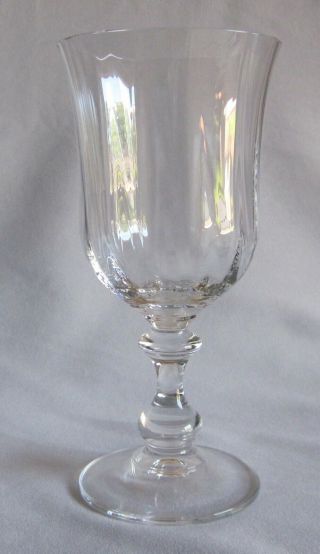 Water Goblet Glass Mikasa Crystal French Countryside Pattern