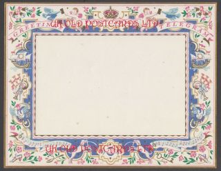Illustrated Post Office Greetings Telegram,  By A.  E.  Taylor,  1936