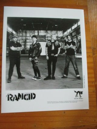 " Rancid " Heavy Metal 8 X 10 Promo Photo / 2003 / Exc.