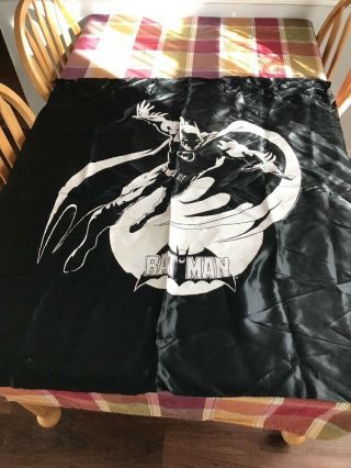Vintage Tapestry - Batman 1989 In Shape Made Of Silk Material Mancave 40x43