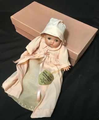 Vintage 1940’s Effanbee Baby Doll with Box & Wrist Tag Clothing 4 Parts 2