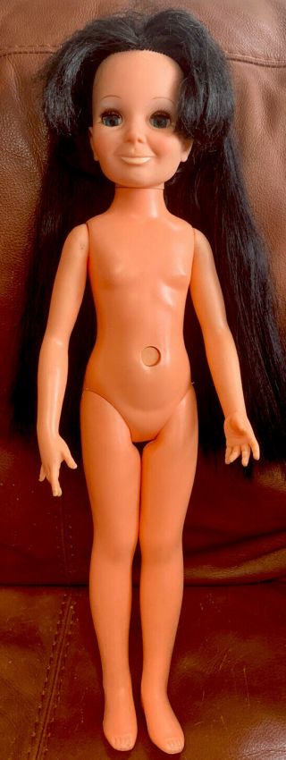 Vintage Ideal Crissy Family Tressy Black Grow Hair Doll