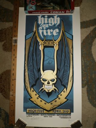 High On Fire 2006 Tour Poster