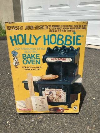 Vintage Holly Hobbie Old Fashioned Style Electric Bake Oven 1976 Coleco 7360