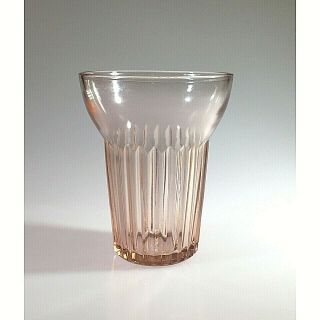 Pink Queen Mary Depression Glass Tumbler By Anchor Hocking 1936 To 1948