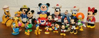 Disney Mickey Mouse And Friends,  Minnie,  Donald,  Pluto Movie Character Action Figs.