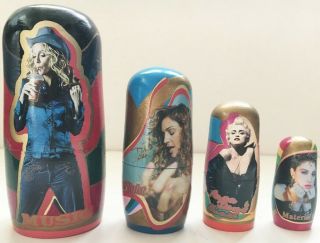 Madonna Russian Nesting Dolls Limited Edition Collectors Set,  2302/5000,  Pre - Own
