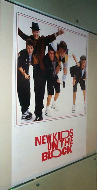 Kids On The Block Vintage Group Poster