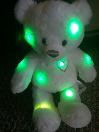 Build A Bear Hugs So Bright Rare Limited Edition Light Up Nightlight Teddy Toy